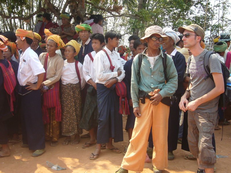 Travel - Myanmar - Kalaw Shan - Novice Procession into the Monastery